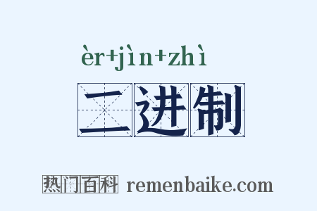 二进制是什么意思的图片